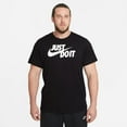 thumbnail image 1 of Nike Men's Sportswear Just Do It Swoosh Graphic T-Shirt AR5006-011 Black/White, 1 of 4