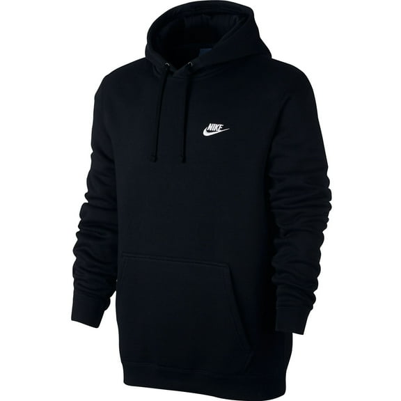 Nike Men's Sportswear Long Sleeve Fleece Pullover Hoodie Black S
