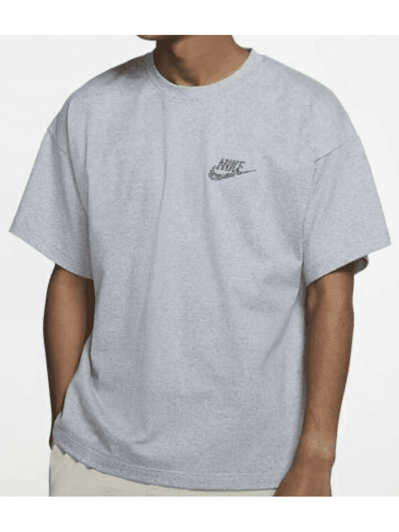 Nike Men's Sportswear Revival Grey Heather Grind Jersey T