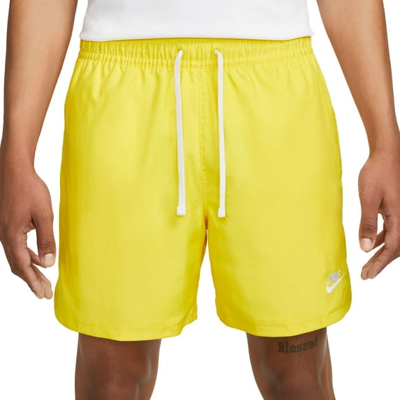 Nike Men's Sportswear Sport Essentials Woven Lined Flow Shorts (Opti Yellow, XXL)