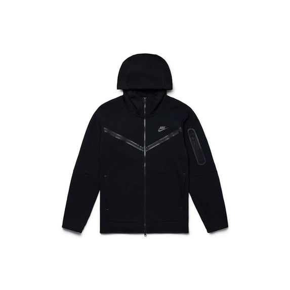 Nike Men's Sportswear Tech Fleece Full-Zip Hoodie Black, from StockX
