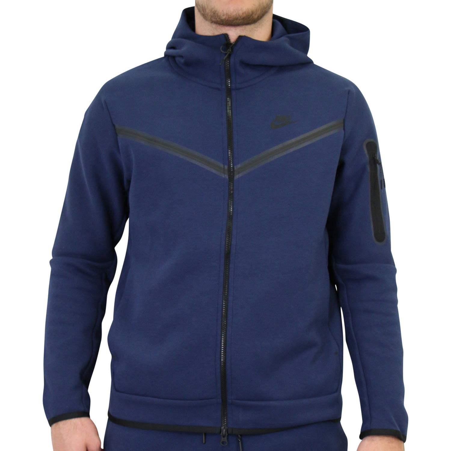 Nike Men's Sportswear Tech Fleece Full-Zip Hoodie (X-Large) - Walmart.com