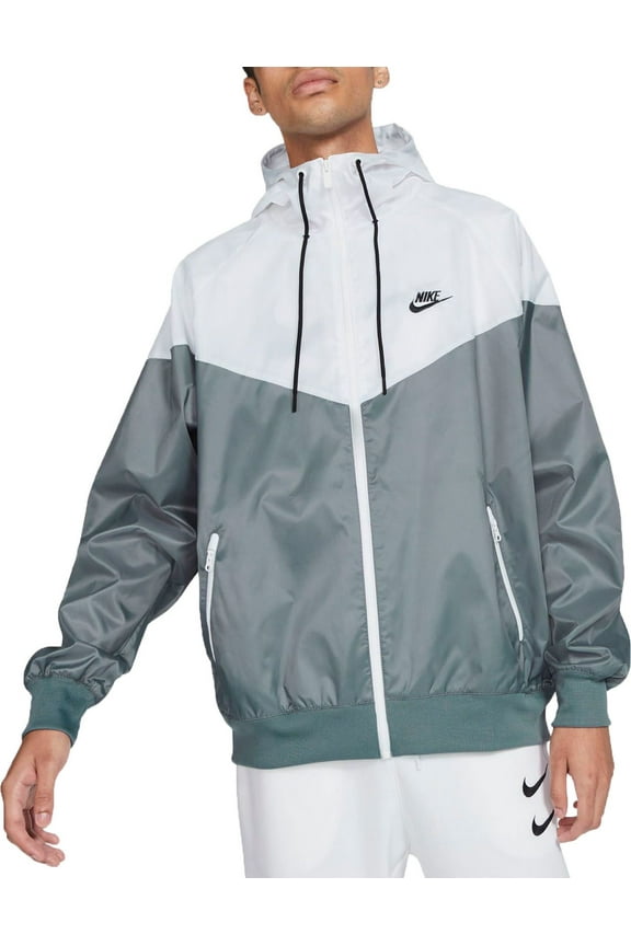 Men's Nike Windrunner Hooded Jacket Color: Smoke Gray Size: XL