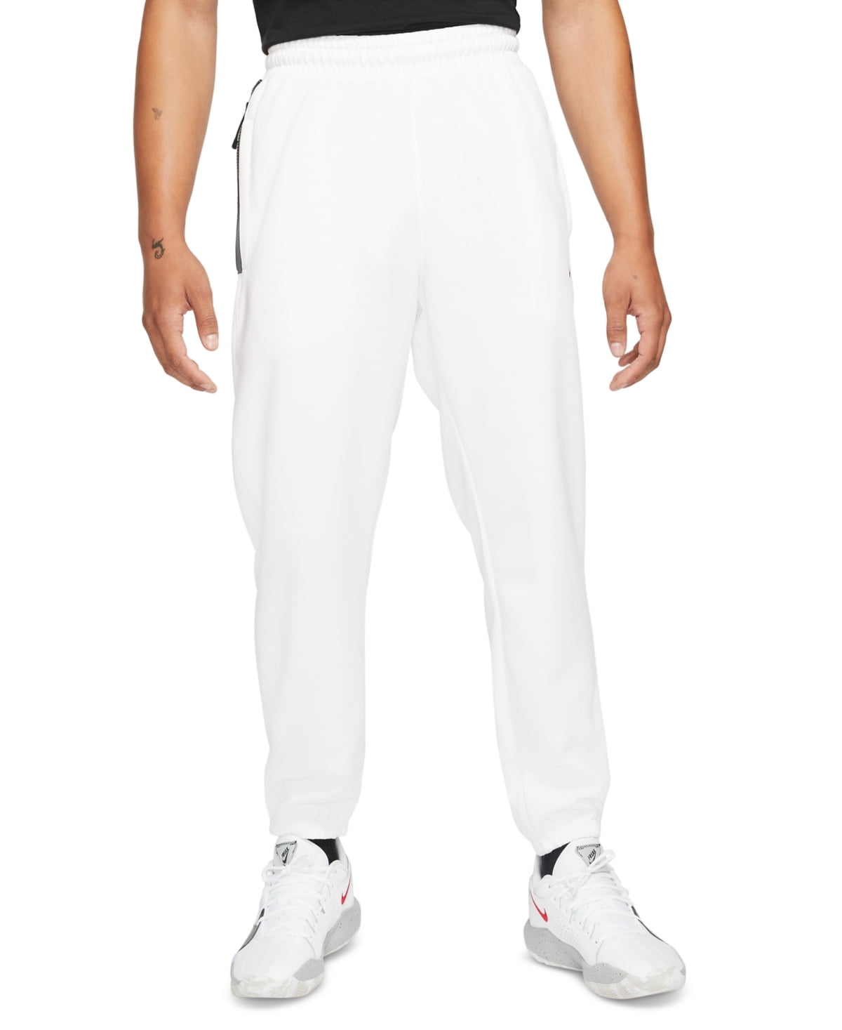 Nike Men's Spotlight Basketball Pants White Size XLarge