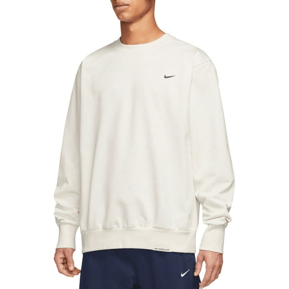 Nike Men's Standard Issue Crew Neck Long Sleeve Shirt (Phantom, L)