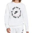 thumbnail image 1 of Nike Men's Sweatshirt Just Do It Pullover Athletic Long Sleeve Athletic Sweater, Black, L, 1 of 3