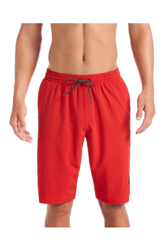 Men's Swimwear Rouge Flash Breaker Trunks Color University Polyester Red- S