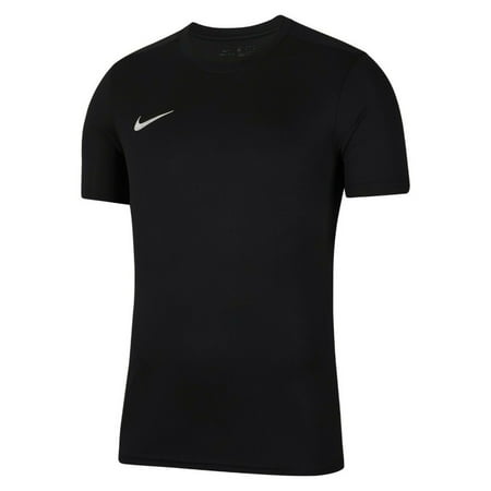 Nike Men's T-Shirt Park VII Dri-Fit Crew Neck Sports Gym Football Shirt Top Tee, Black, M