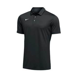 Nike Mens Dri-FIT Short Sleeve Polo Shirt (XX-Large, Black)