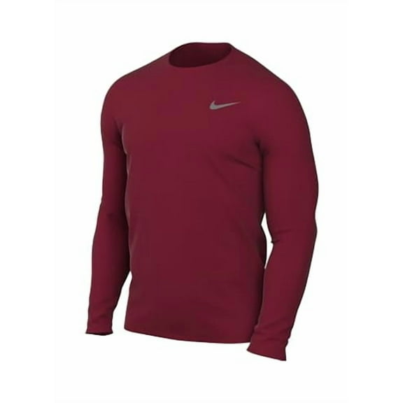 Nike Men's Team Legend Long Sleeve Tee Shirt XX-Large, Crimson