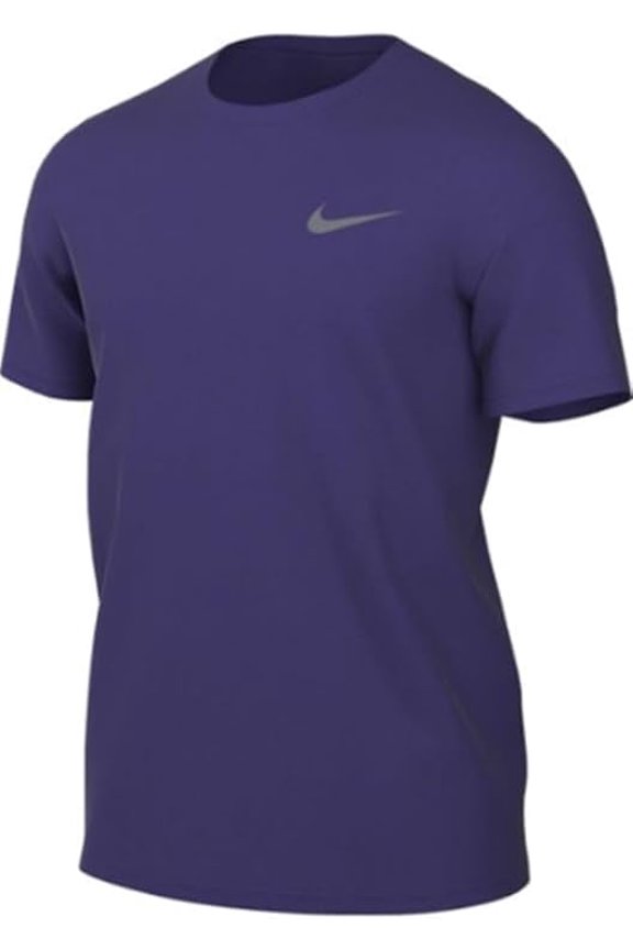 Men's Team Legend Short Sleeve Tee Shirt, Dri-Fit (US, Alpha, XX-Large, Regular, Regular, Purple)