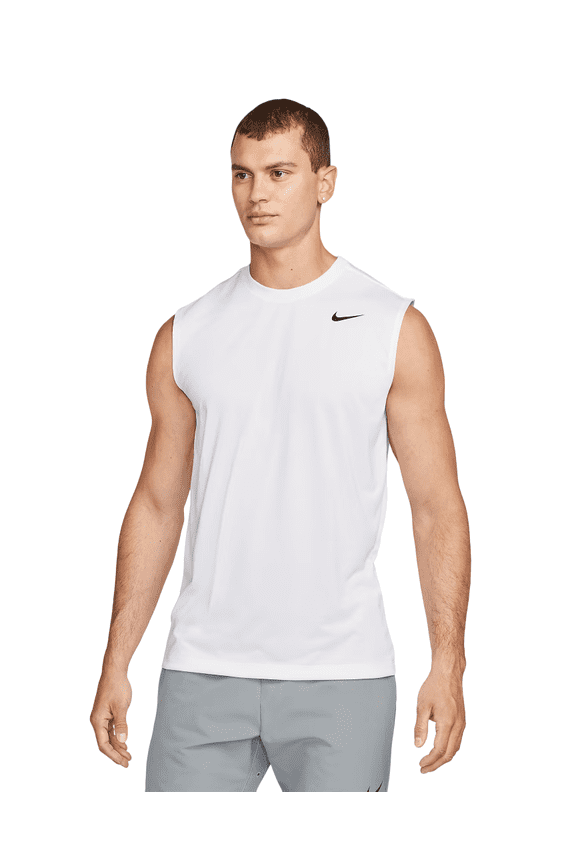 Men's Team Legend Sleeveless Tank Crew Medium White