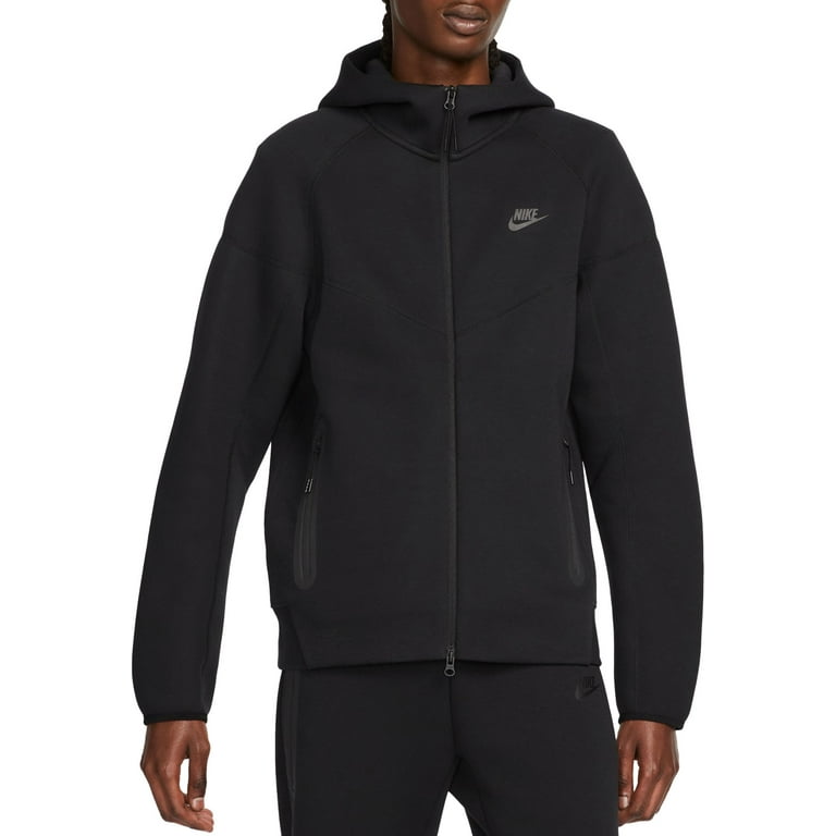 Nike Men's Tech Fleece Full-Zip Windrunner Hoodie (Black, L