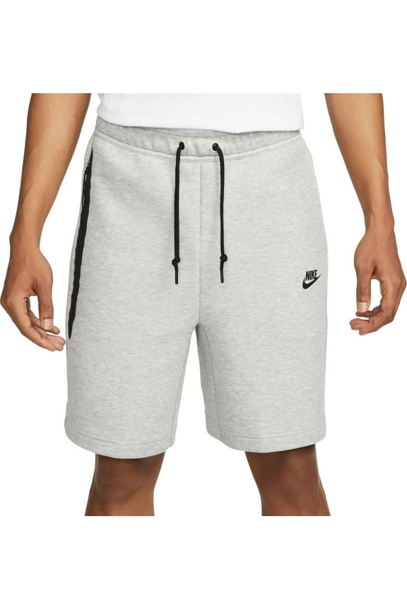 Men's Tech Fleece Shorts (Dk Grey Heather, L)