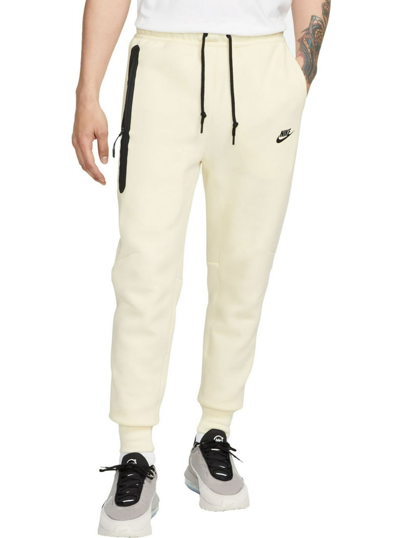 Nike Men's Tech Fleece Slim Fit Jogger Sweatpants (Coconut Milk