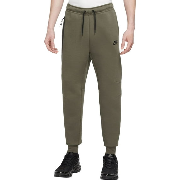 Nike Men's Tech Fleece Slim Fit Jogger Sweatpants (Medium Olive, M)