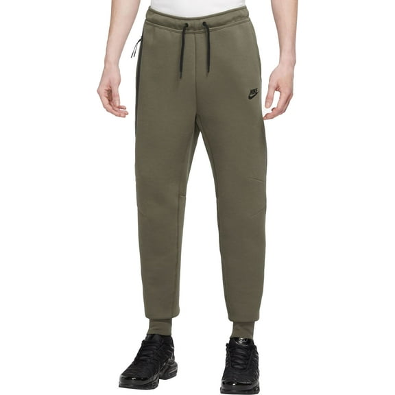 Nike Men's Tech Fleece Slim Fit Jogger Sweatpants (Medium Olive, S)