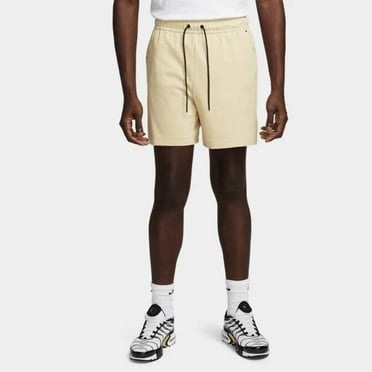 Nike Sportswear Tech DX0828-783 Shorts Men's Large Gold Drawstring Waist APP1337