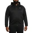 thumbnail image 1 of Nike Men's Therma-FIT Full-Zip Fitness Hoodie (Black, XXXL), 1 of 5