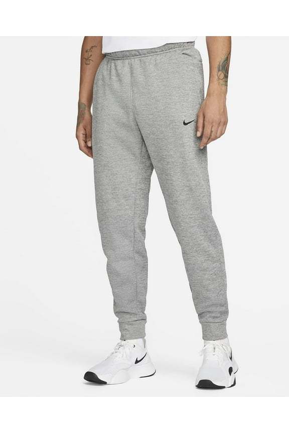 Men's Therma-FIT Tapered Fitness Sweatpants in Grey Size 4XL