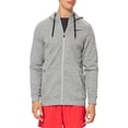 thumbnail image 1 of Nike Men's Therma Full-Zip Training Hoodie (XX-Large, Dark Grey Heather/Black), 1 of 5
