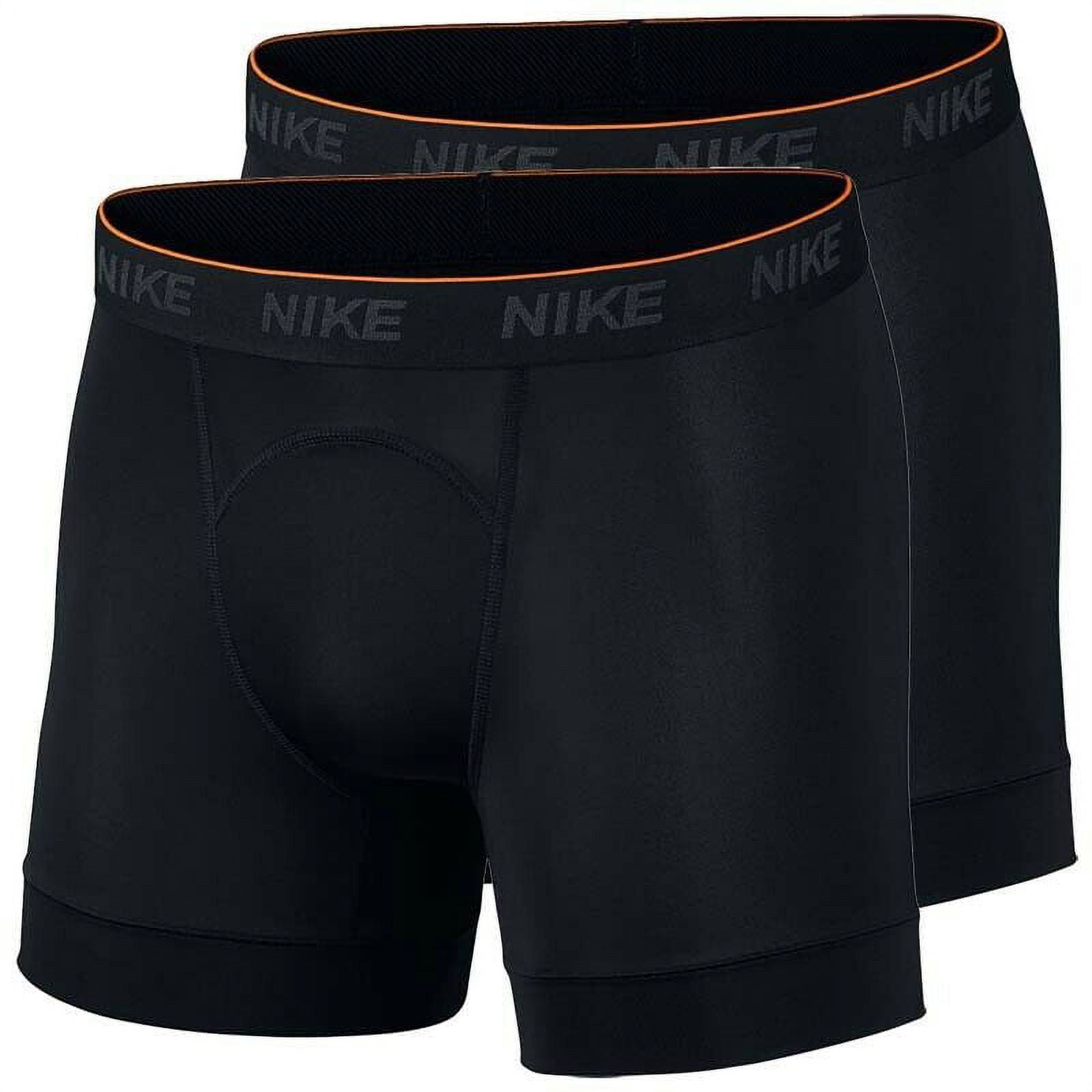 Forskelle ordningen badning Nike Men's Training Boxer Briefs (2 Pack) AA2960-010 Black - Walmart.com