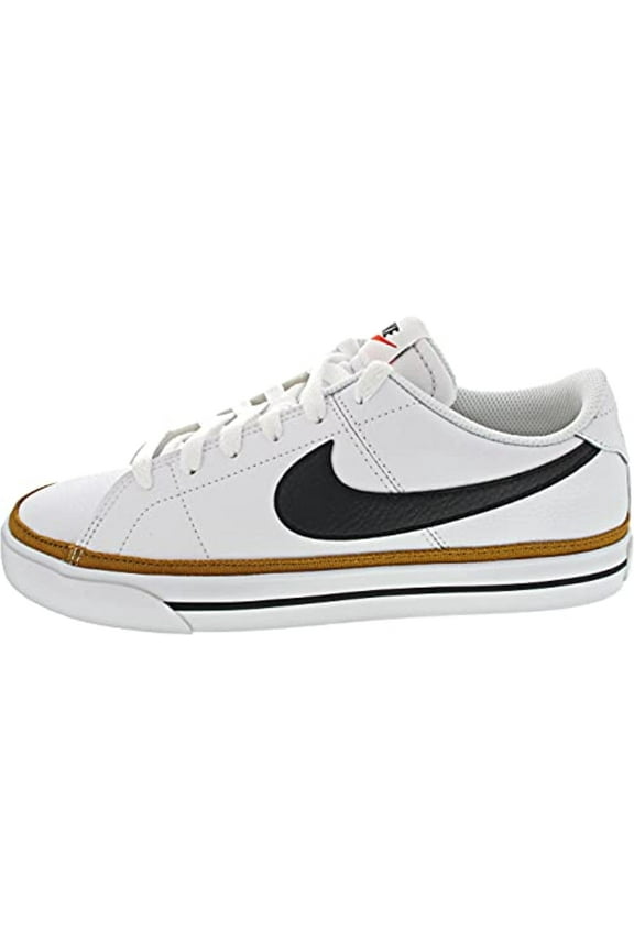 Men's Training Gymnastics Shoe, White Black Desert Ochre Gum Light Brown, 8.5