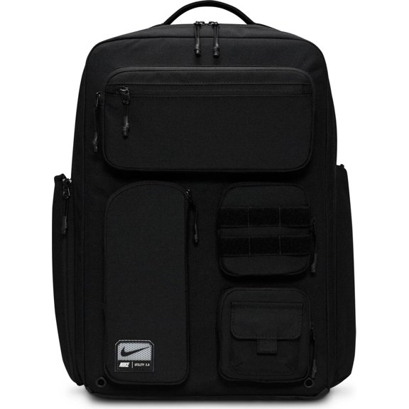 Nike Men's Utility Elite Backpack (37L), Black/Black/White, One Size