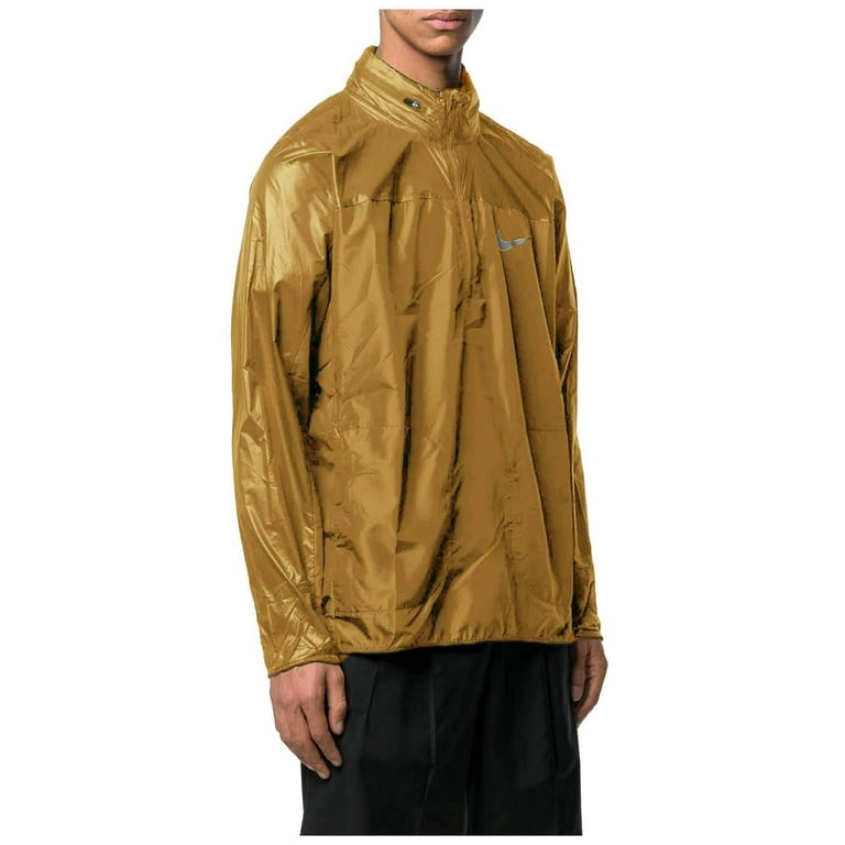 Gold windbreaker nike discount