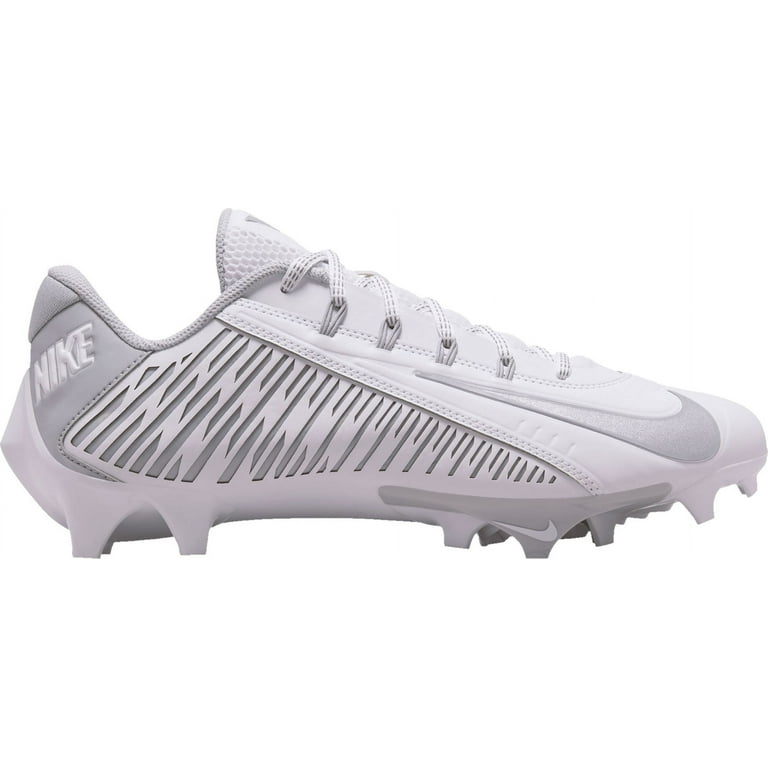 Nike Men s Vapor Edge 360 VC Football Cleats White Silver 9 Medium D Walmart
