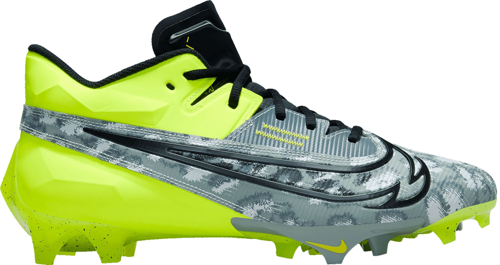 Nike Men's Vapor Edge Elite 360 2 Football Cleats (Green/Grey, 11.5, D