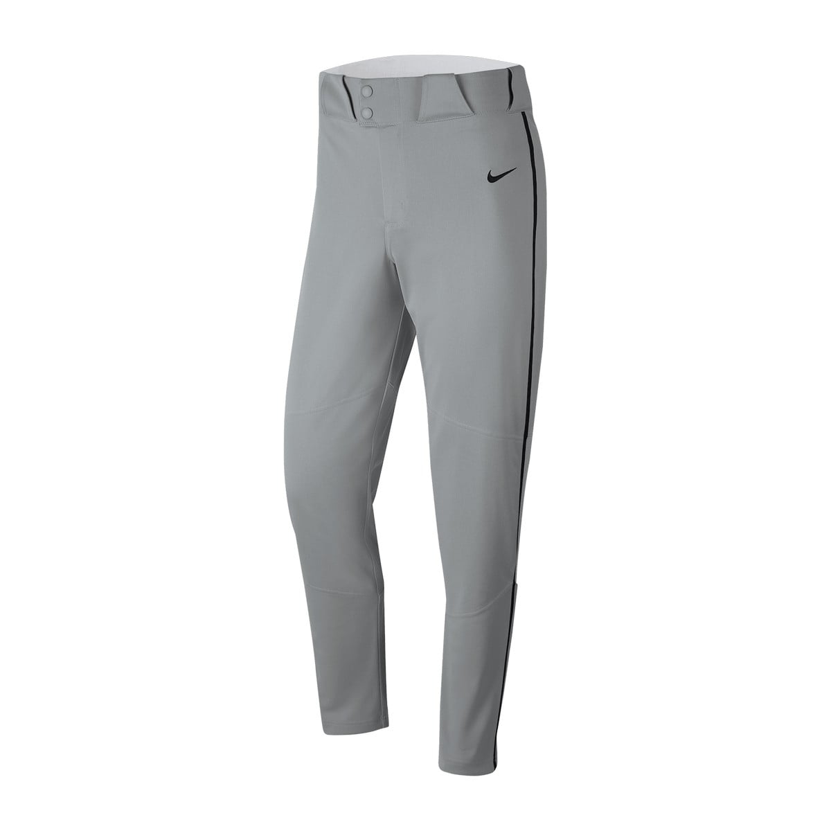 Nike Men's Vapor Select Piped Baseball Pants 2XL Gray Black