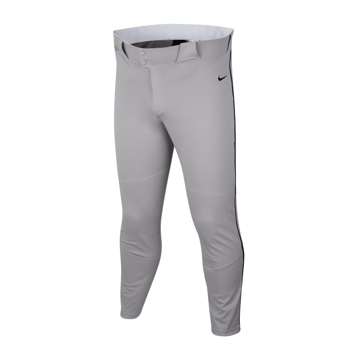 Nike Men's Vapor Select Piped Baseball Pants MD Gray Navy