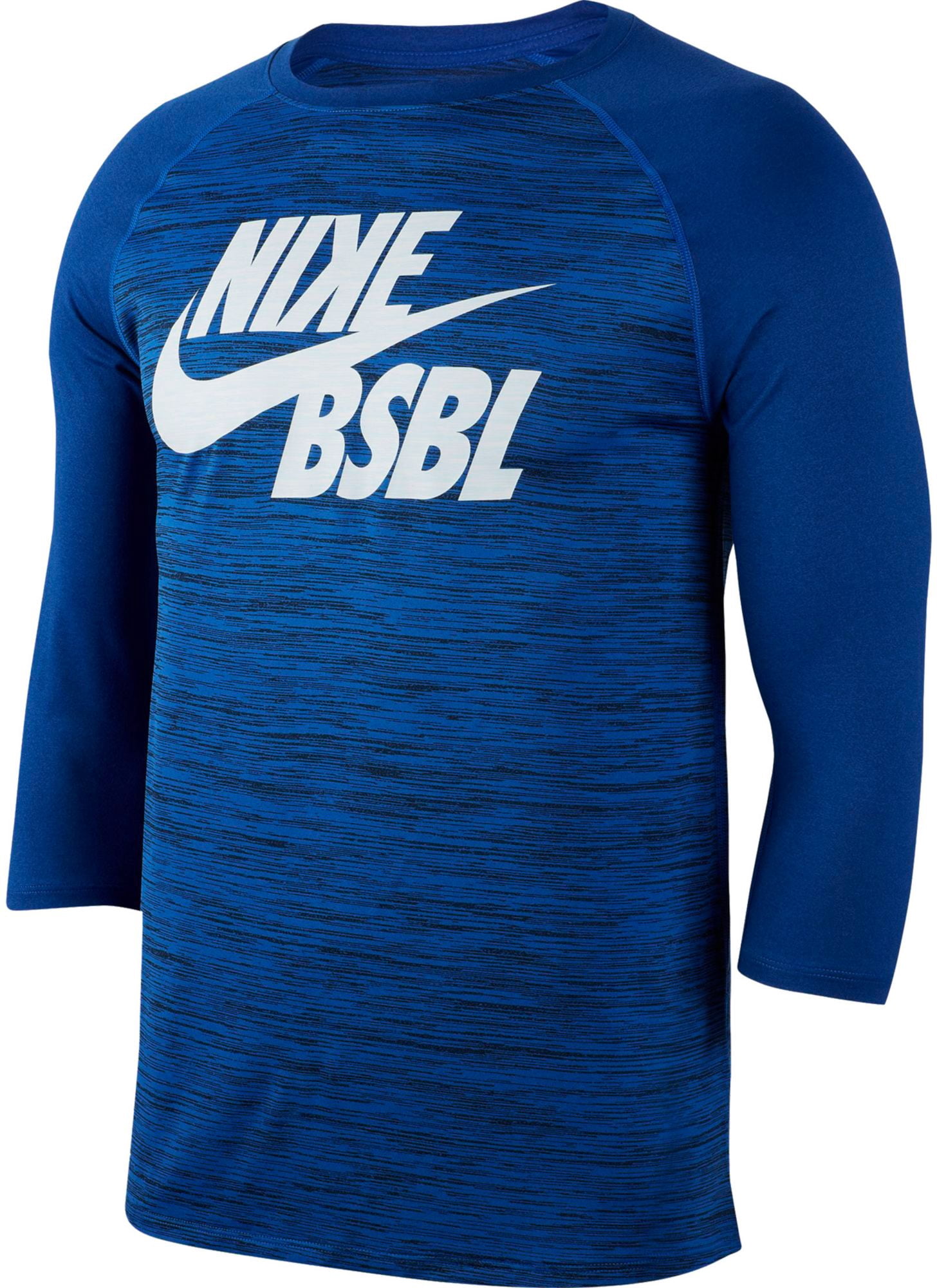 ナイキ メンズ 野球 Tシャツ Nike Men's Velocity Legend 3/4 Sleeve Baseball Top - Rush Blue Nike Men's Velocity Legend 3/4 Sleeve Baseball Top (Rush Blue, L