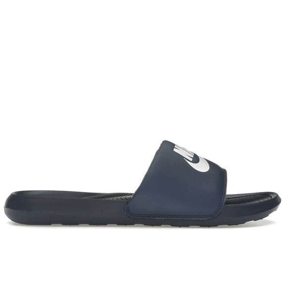 Nike Men's Victori One Slide Midnight Navy White Sandals, from StockX