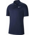 thumbnail image 1 of Nike Men's Victory Solid Dri-Fit Polo 2XL Obsidian | White, 1 of 2