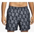 thumbnail image 1 of Nike Men's Woven Repeat Flow Running Shorts Black/Gray (DV0319-010) (Small), 1 of 2