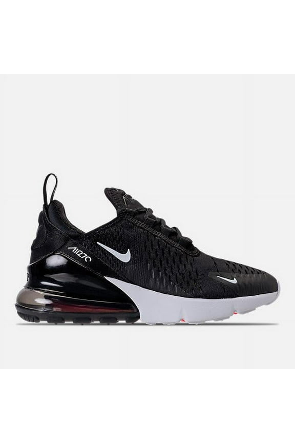 Men's Youth Air Max 270 Shoes, Black/Anthracite-white, 5 Big Kid