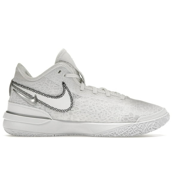 Nike Men's Zoom LeBron NXXT Gen White Metallic Silver Basketball Shoes, from StockX