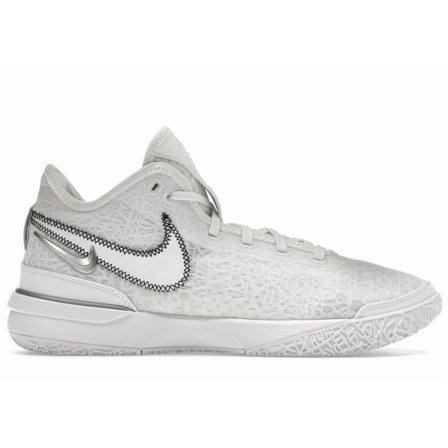 Nike Men's Zoom LeBron NXXT Gen White Metallic Silver Basketball Shoes, from StockX