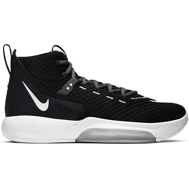 Nike Men's Zoom Rize TB Basketball Shoe, BQ5468-001 Black/White, 12 US