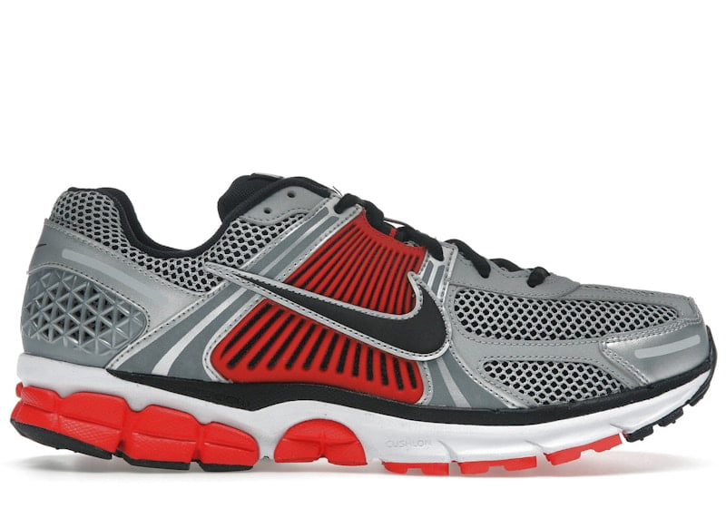 Nike Zoom Vomero 5 Mens Size 10 Metallic Silver Crimson Red Running Sneaker Shoe Nike Zoom Vomero 5 Mens Running Shoes Gym Red Chrome  main image 3