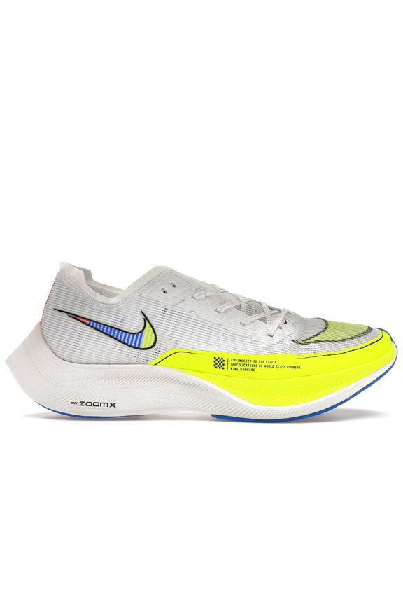 Men's ZoomX Vaporfly Next% 2 White Volt Racer Blue Running Shoes, from StockX