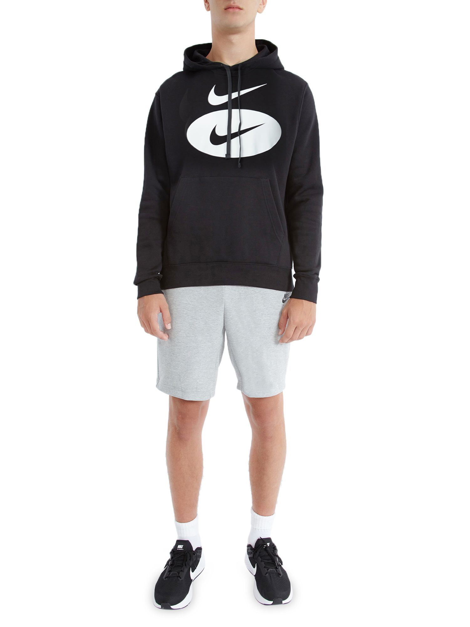 In hoeveelheid Mens jaloezie Nike Men's and Big Men's Sportswear Swoosh League Fleece Pullover Hoodie,  up to size 2XL - Walmart.com