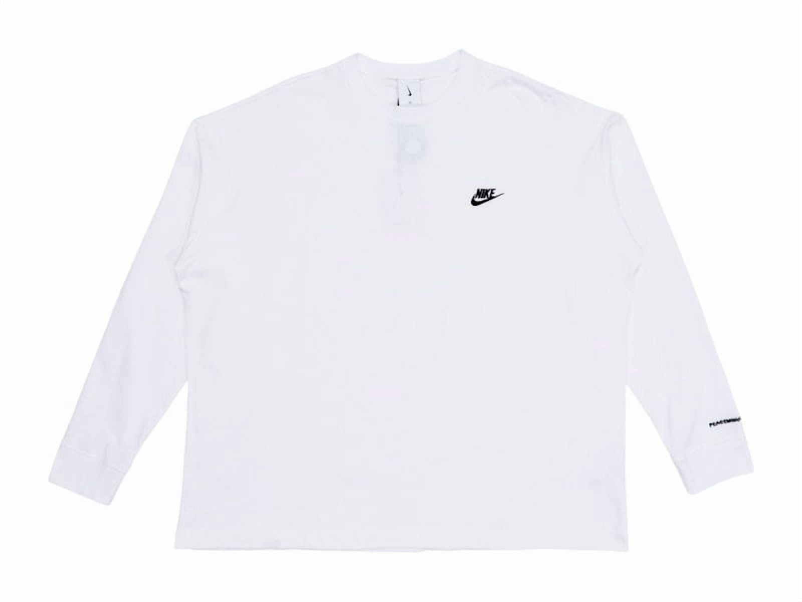 PEACEMINUSONE x NIKE ロンT 白　Mサイズ Nike Men's x Peaceminusone G-Dragon Long Sleeve T-shirt White