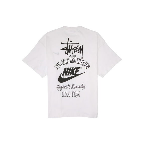 Nike Men's x Stussy The Wide World Tribe T-Shirt White, from StockX