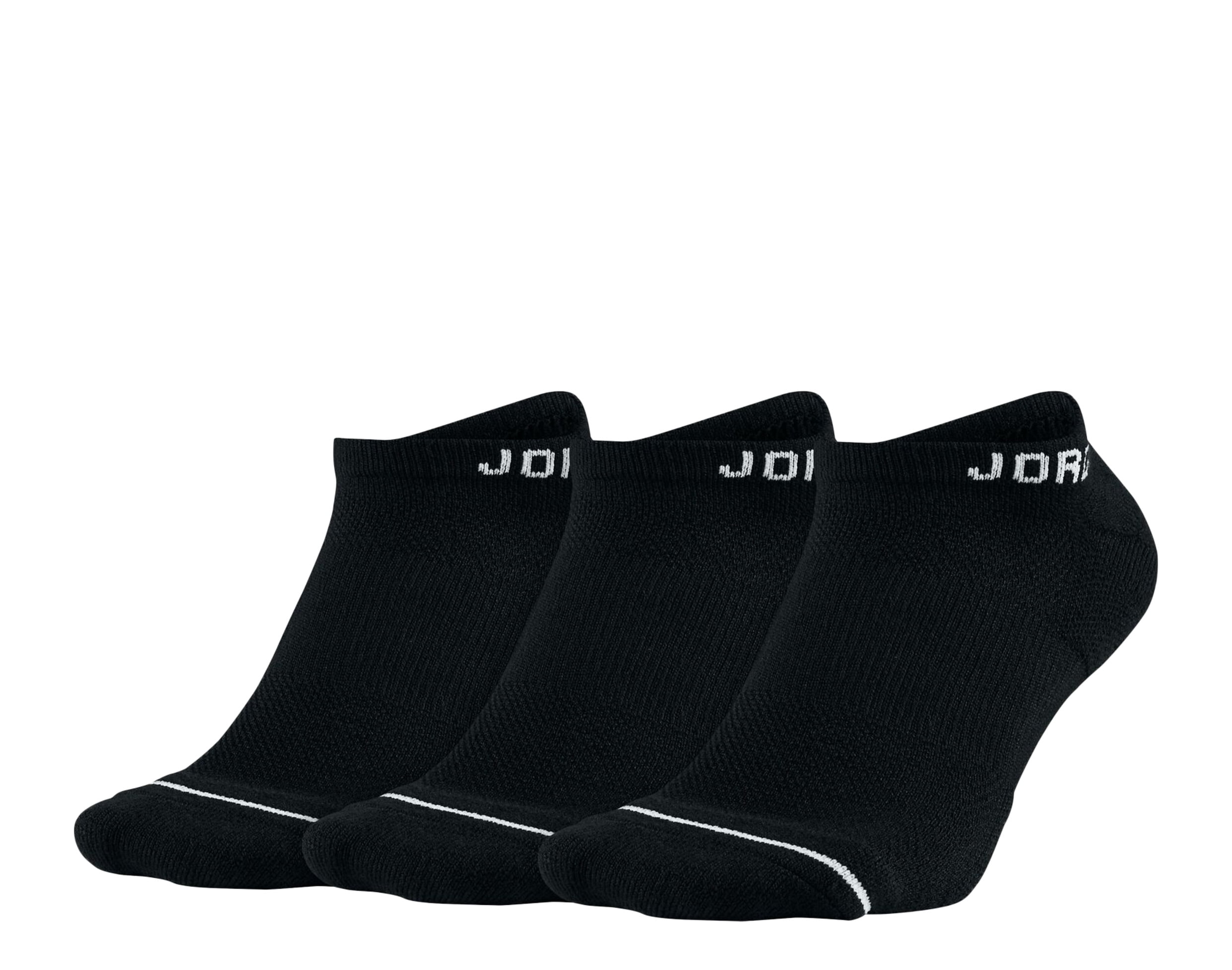 Nike Mens 3-Pack Jordan Jumpman No-Show Socks - Walmart.com