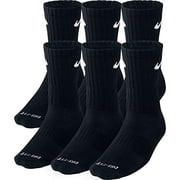 Nike Dri-Fit Cushion Crew Socks - Large - 6 Pair Pack One Size