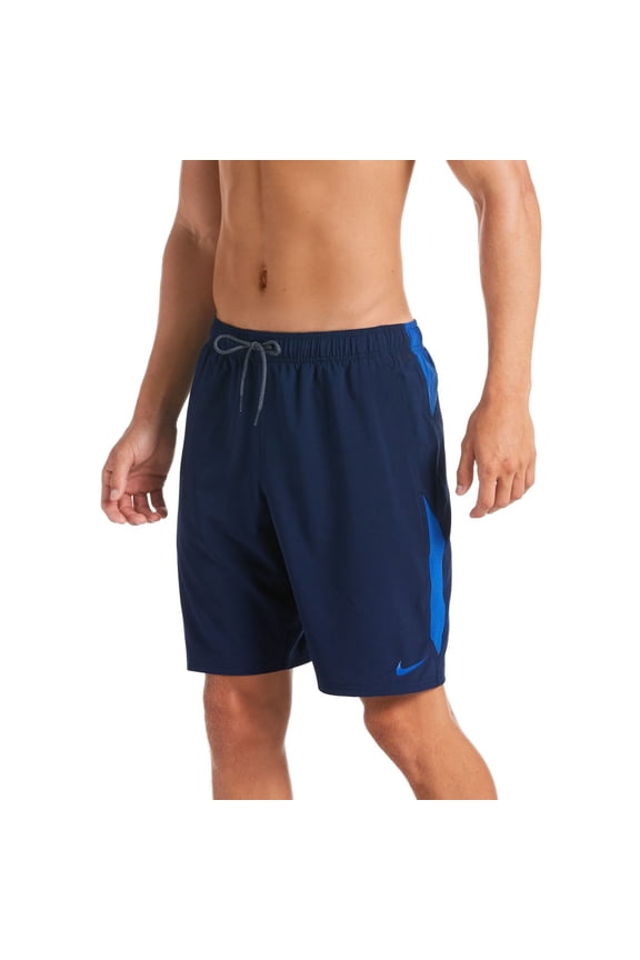 Mens 9" Contend Volley Shorts, Midnight Navy/Royal, XX-Large