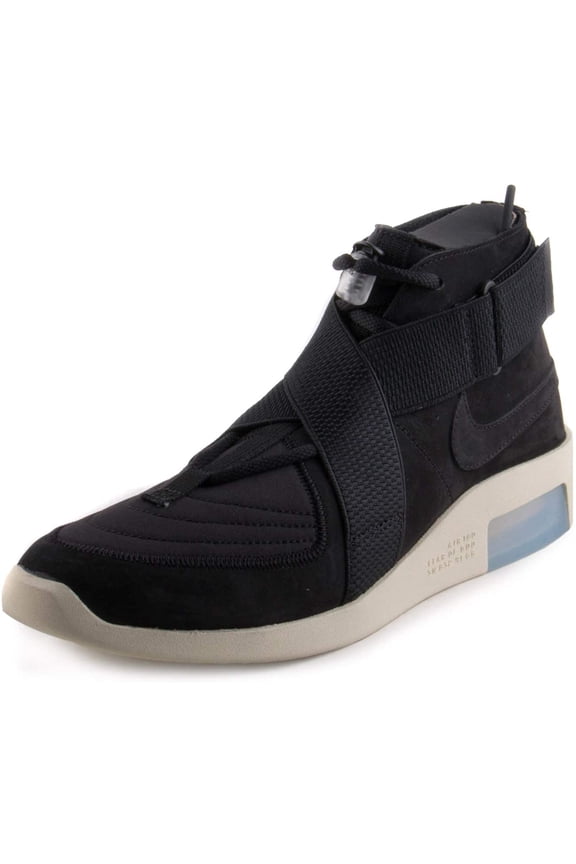 Mens Air Fear of God 1 RAID Black/Black-Fossil Synthetic 6